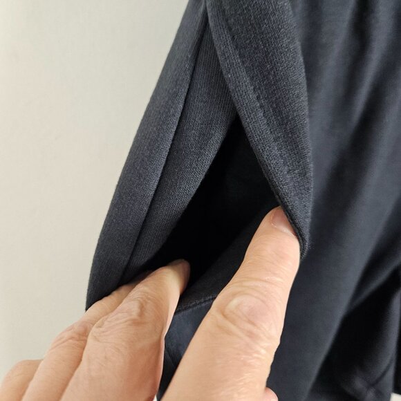 Ava & Viv Womens Charcoal Elastic Waist Shorts 1X- 14 Side Pockets Casual Comfy - Picture 6 of 8